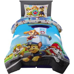 Thomas & Friends 4 Piece Toddler Bed Set – Super Soft & Cozy Reversible Microfiber Comforter and Sheets (Officially Licensed Product) by Franco(Paw Patrol)