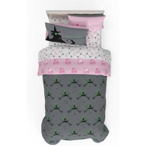 Thomas & Friends 4 Piece Toddler Bed Set – Super Soft & Cozy Reversible Microfiber Comforter and Sheets (Officially Licensed Product) by Franco(Pink & Green – the Wizard of Oz)