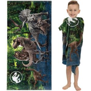 Thomas & Friends Kids Super Soft Cotton Bath/Pool/Beach Towel, 58 in x 28 in, by Franco(Jurassic World)