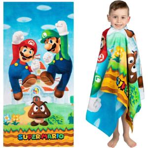 Thomas & Friends Kids Super Soft Cotton Bath/Pool/Beach Towel, 58 in x 28 in, by Franco(Mario)