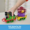 Thomas & Friends Toddler Toy My First Nia Push-Along Train with Stacking Cargo for Kids Ages 18+ Months(Percy)