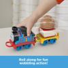 Thomas & Friends Toddler Toy My First Nia Push-Along Train with Stacking Cargo for Kids Ages 18+ Months(Thomas)