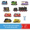 Thomas & Friends Diecast Toy Trains Sodor Cup Racers Set of 9 Push-Along Engines for Preschool Pretend Play Kids Ages 3+ Years