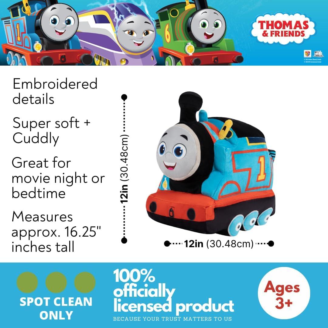 imageThomas amp Friends Percy Engine Train Kids Bedding Super Soft Plush Cuddle Pillow Buddy Officially Licensed Product by FrancoBlue Thomas Friends