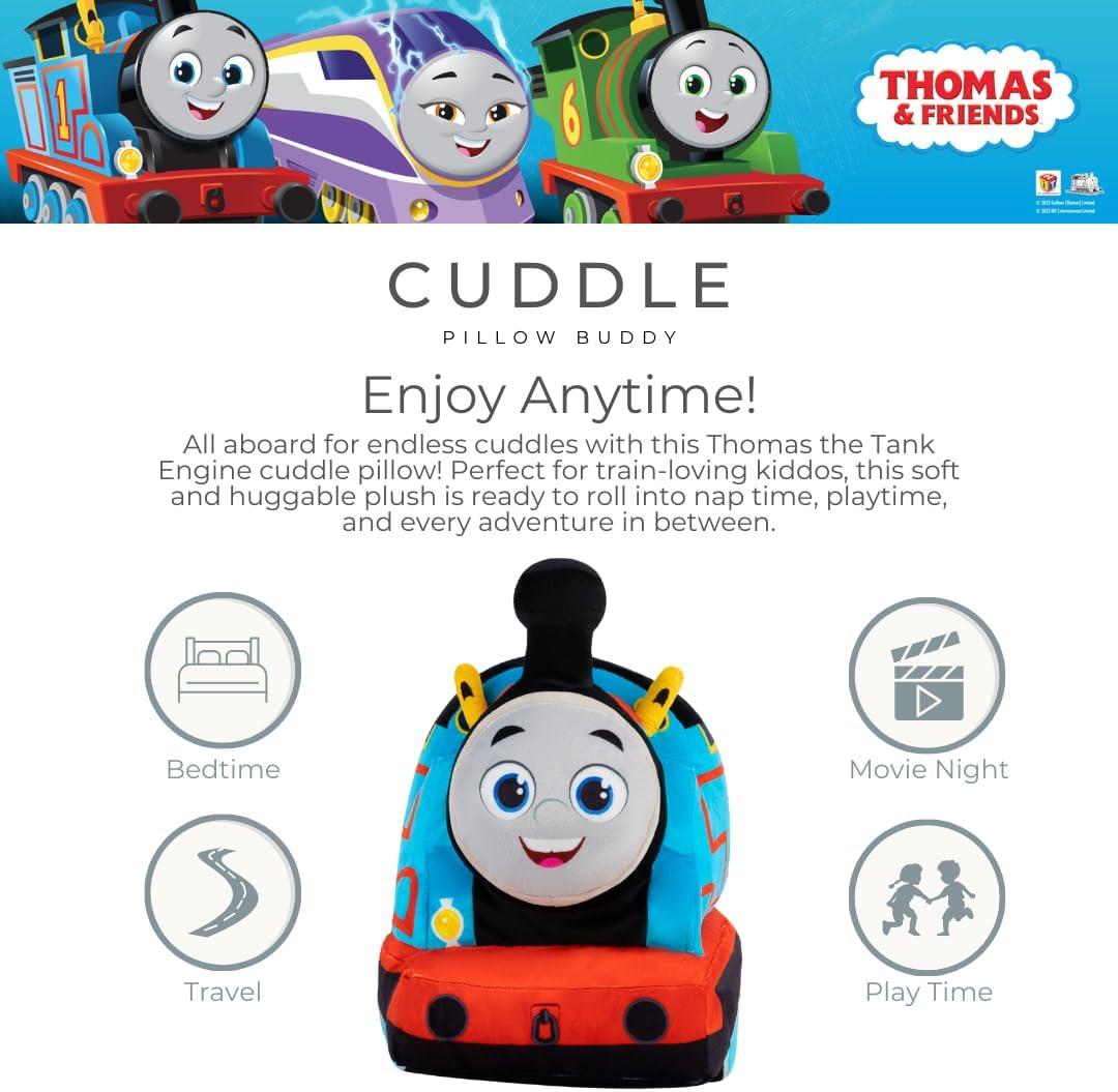 imageThomas amp Friends Percy Engine Train Kids Bedding Super Soft Plush Cuddle Pillow Buddy Officially Licensed Product by FrancoBlue Thomas Friends
