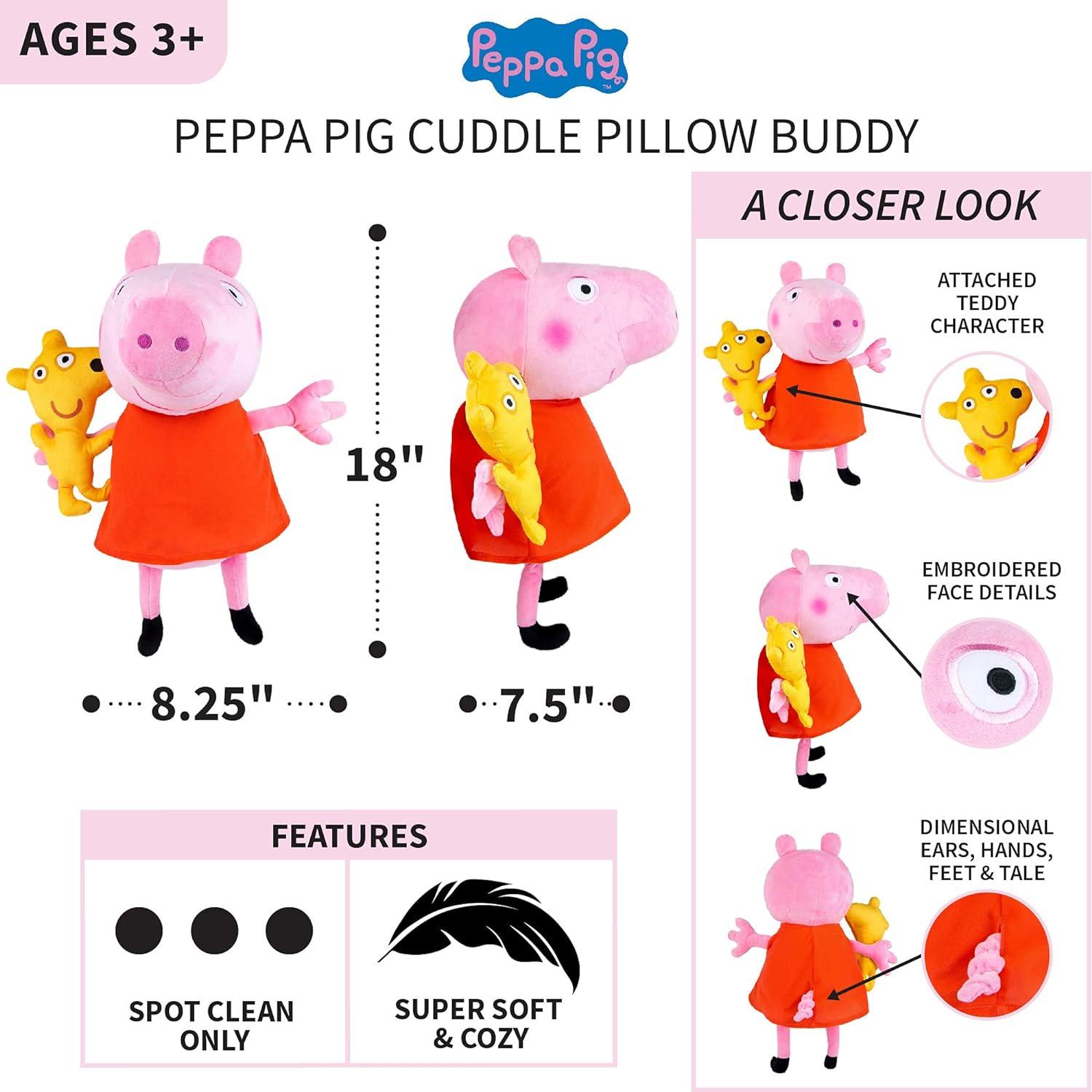 imageThomas amp Friends Percy Engine Train Kids Bedding Super Soft Plush Cuddle Pillow Buddy Officially Licensed Product by FrancoPeppa Pig