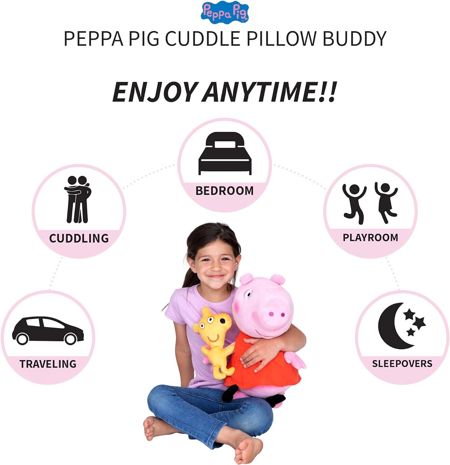 imageThomas amp Friends Percy Engine Train Kids Bedding Super Soft Plush Cuddle Pillow Buddy Officially Licensed Product by FrancoPeppa Pig