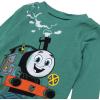 Thomas & Friends Boys’ 4-Piece Matching Long-Sleeve Cotton Pajama Set, Snug-fit, Soft & Cute for Kids(On Track)