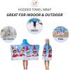 Thomas & Friends Kids Super Soft Bath/Pool/Beach Soft Cotton Terry Hooded Towel Wrap, 24 in x 50 in, (100% Officially Licensed Product) By Franco(Elf on the Shelf)