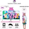 Thomas & Friends Kids Super Soft Bath/Pool/Beach Soft Cotton Terry Hooded Towel Wrap, 24 in x 50 in, (100% Officially Licensed Product) By Franco(My Little Pony)