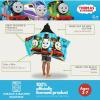Thomas & Friends Kids Super Soft Bath/Pool/Beach Soft Cotton Terry Hooded Towel Wrap, 24 in x 50 in, (100% Officially Licensed Product) By Franco(Thomas & Friends – Big Movers)