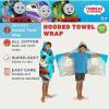 Thomas & Friends Kids Super Soft Bath/Pool/Beach Soft Cotton Terry Hooded Towel Wrap, 24 in x 50 in, (100% Officially Licensed Product) By Franco(Thomas & Friends – Big Movers)
