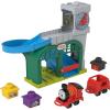 Thomas & Friends Toddler Toy My First Knapford Station Train Playset with Stack & Wobble Cargo for Kids Ages 18+ Months(Knapford Station + Thomas Engine)