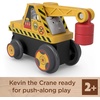 Thomas & Friends Wooden Railway, Kevin the Crane, Push-Along Toy Vehicle for Kids Ages 2 and Up(Wood Vehicle)