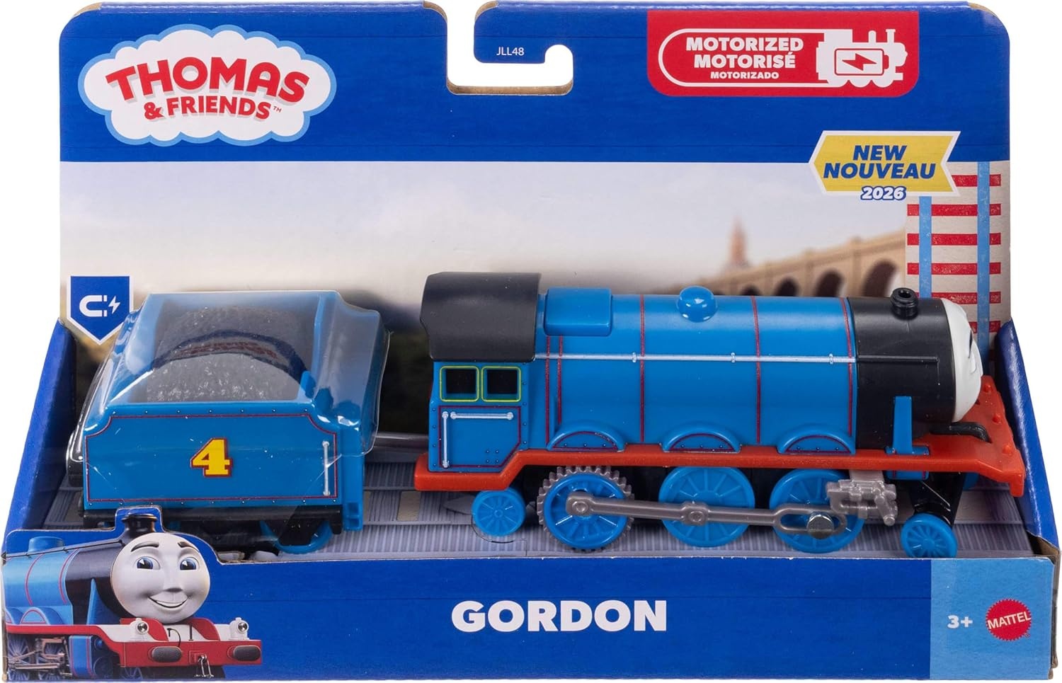image:imageThomas amp Friends by FisherPrice Motorized Toy Train BatteryPowered Engine amp Cargo Vehicle Featuring Classic Characters Styles May VaryGordon