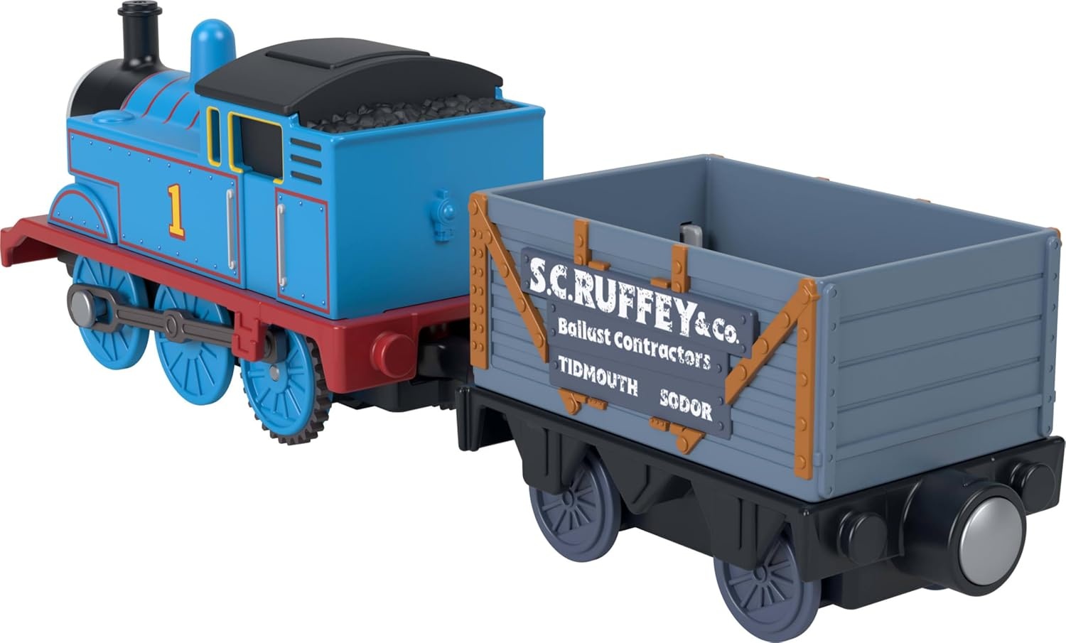 image:imageThomas amp Friends by FisherPrice Motorized Toy Train BatteryPowered Engine amp Cargo Vehicle Featuring Classic Characters Styles May VaryThomas Sc Ruffey