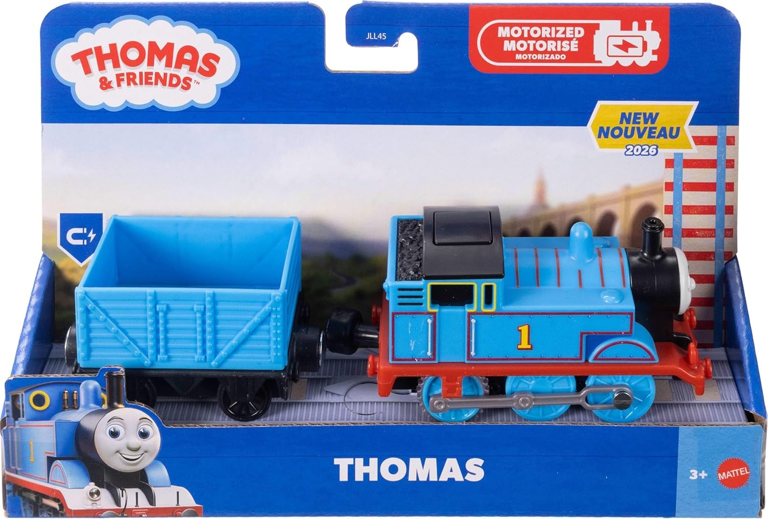 image:imageThomas amp Friends by FisherPrice Motorized Toy Train BatteryPowered Engine amp Cargo Vehicle Featuring Classic Characters Styles May VaryThomas