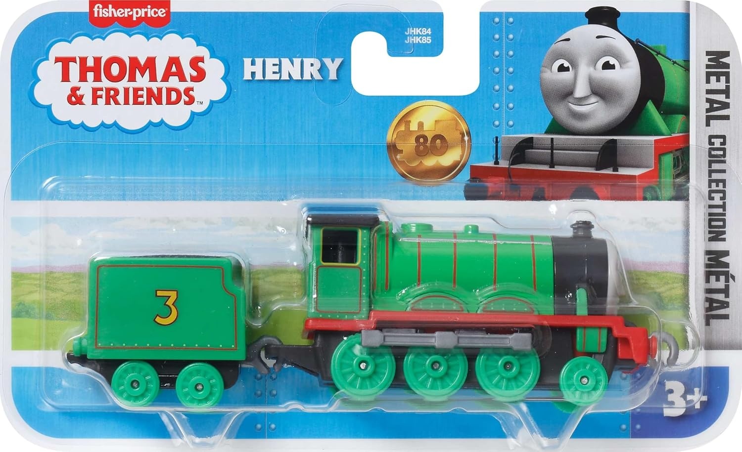 image:imageThomas amp Friends by FisherPrice Train Large PushAlong DieCast Henry Engine amp Cargo Car from The Classic amp All Engines Go Series for PreschoolersHenry