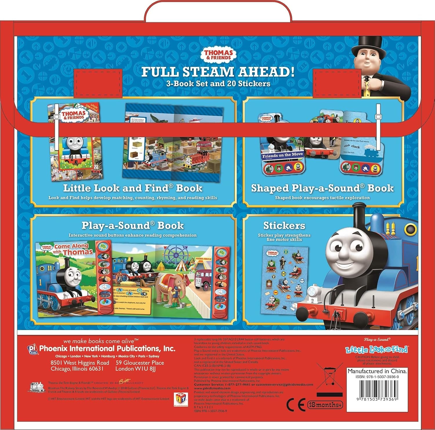 image:imageThomas and Friends Full Steam Ahead 3 Book Set and 20 Stickers