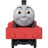 Thomas & Friends by Fisher-Price Motorized Toy Train, Battery-Powered Engine & Cargo Vehicle Featuring Classic Characters (Styles May Vary)(James)