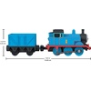 Thomas & Friends by Fisher-Price Motorized Toy Train, Battery-Powered Engine & Cargo Vehicle Featuring Classic Characters (Styles May Vary)(Thomas)