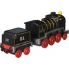 Thomas & Friends by Fisher-Price Train, Large Push-Along Die-Cast Henry Engine & Cargo Car from The Classic & All Engines Go Series, for Preschoolers(Hiro)