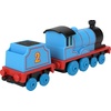 Thomas & Friends by Fisher-Price Train, Large Push-Along Die-Cast Henry Engine & Cargo Car from The Classic & All Engines Go Series, for Preschoolers(Edward)