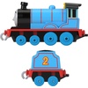 Thomas & Friends by Fisher-Price Train, Large Push-Along Die-Cast Henry Engine & Cargo Car from The Classic & All Engines Go Series, for Preschoolers(Edward)