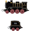 Thomas & Friends by Fisher-Price Train, Large Push-Along Die-Cast Henry Engine & Cargo Car from The Classic & All Engines Go Series, for Preschoolers(Hiro)