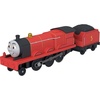 Thomas & Friends by Fisher-Price Motorized Toy Train, Battery-Powered Engine & Cargo Vehicle Featuring Classic Characters (Styles May Vary)(James)