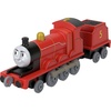 Thomas & Friends by Fisher-Price Train, Large Push-Along Die-Cast Henry Engine & Cargo Car from The Classic & All Engines Go Series, for Preschoolers(James)