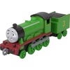 Thomas & Friends by Fisher-Price Train, Large Push-Along Die-Cast Henry Engine & Cargo Car from The Classic & All Engines Go Series, for Preschoolers(Henry)