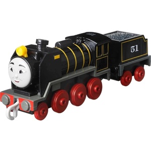 Thomas & Friends by Fisher-Price Train, Large Push-Along Die-Cast Henry Engine & Cargo Car from The Classic & All Engines Go Series, for Preschoolers(Hiro)