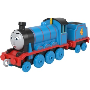 Thomas & Friends by Fisher-Price Train, Large Push-Along Die-Cast Henry Engine & Cargo Car from The Classic & All Engines Go Series, for Preschoolers(Gordon)