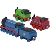Thomas & Friends by Fisher-Price Toy Trains, Multipack of 3, Die-Cast Thomas, Diesel & James, Push-Around Engines with Magnetic Connectors (Amazon Exclusive)