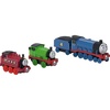 Thomas & Friends by Fisher-Price Toy Trains, Multipack of 3, Die-Cast Thomas, Diesel & James, Push-Around Engines with Magnetic Connectors (Amazon Exclusive)