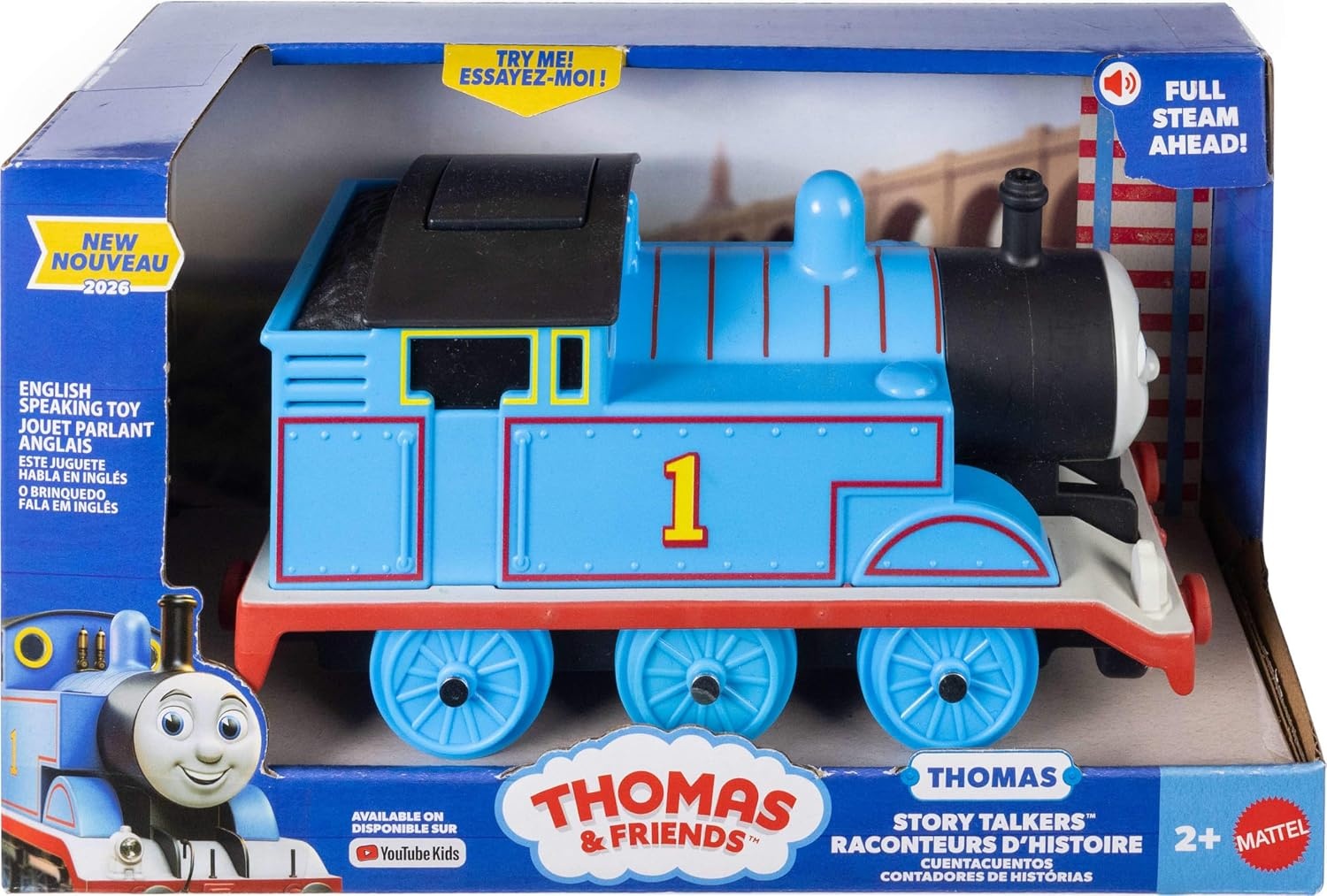 image:imageThomas amp Friends Toy Train by FisherPrice LargeScale Talking Percy Engine with PushButton Train Noises amp Favorite Phrases from the Classic SeriesThomas