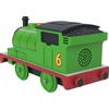 Thomas & Friends Toy Train by Fisher-Price, Large-Scale Talking Percy Engine with Push-Button Train Noises & Favorite Phrases from the Classic Series(Percy)