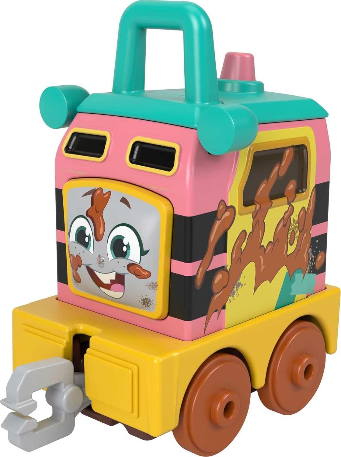 image:imageThomas amp Friends Toy Train Wobble Cargo Thomas Motorized Engine with 2 Cargo Cars for Preschool Railway Play Ages 3 YearsMuddy Friends
