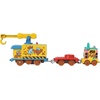Thomas & Friends Toy Train, Wobble Cargo Thomas Motorized Engine with 2 Cargo Cars for Preschool Railway Play Ages 3+ Years(Muddy Friends)