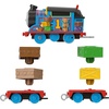 Thomas & Friends Toy Train, Wobble Cargo Thomas Motorized Engine with 2 Cargo Cars for Preschool Railway Play Ages 3+ Years(Thomas Cargo)