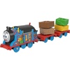 Thomas & Friends Toy Train, Wobble Cargo Thomas Motorized Engine with 2 Cargo Cars for Preschool Railway Play Ages 3+ Years(Thomas Cargo)