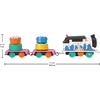 Thomas & Friends Toy Train, Wobble Cargo Thomas Motorized Engine with 2 Cargo Cars for Preschool Railway Play Ages 3+ Years(Thomas Celebration)