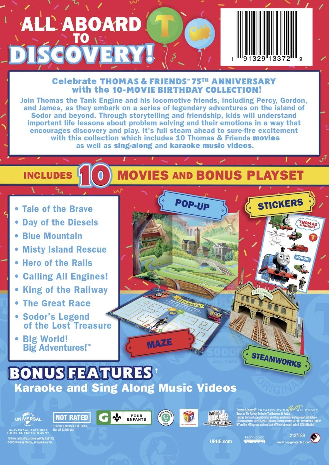 image:imageThomas amp Friends 10Movie Birthday Collection Playset