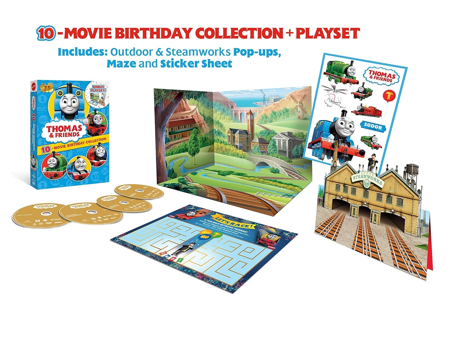 image:imageThomas amp Friends 10Movie Birthday Collection Playset