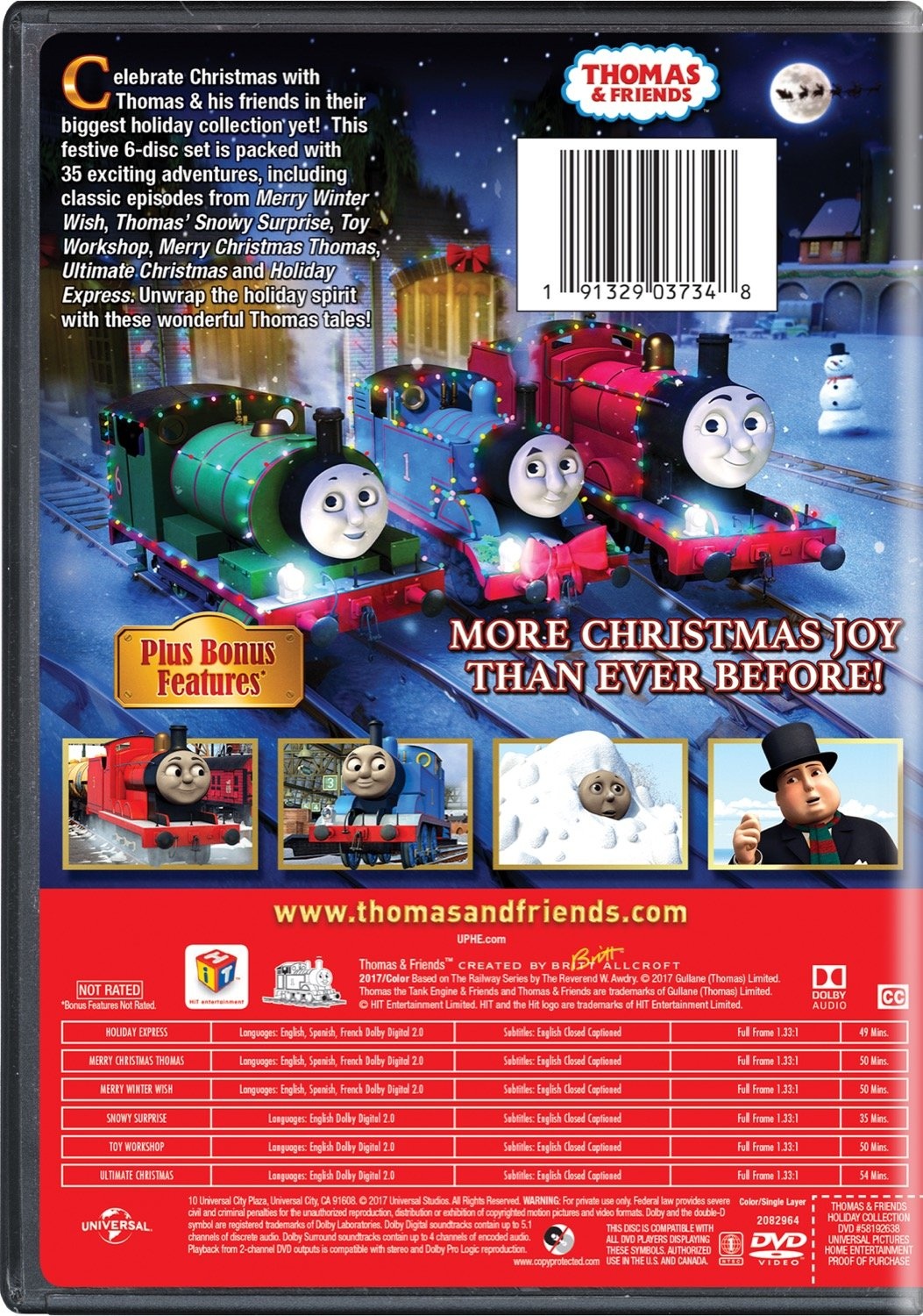 image:imageThomas amp Friends Thomas Holiday Collection DVD