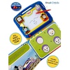 Thomas All Engines Go Read & Doodle – Learning resources for kids, a magnetic drawing pad, an easy-to-use pen, 22-page board book for reading and drawing