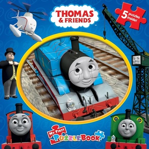 Thomas & Friends My First Puzzle Book – Jigsaw Puzzles for kids, 10-page board book, 5 puzzles to enjoy