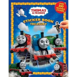 Thomas & Friends Sticker Book Treasury – Activity Books for kids, 350 reusable stickers, 96 pages of fun