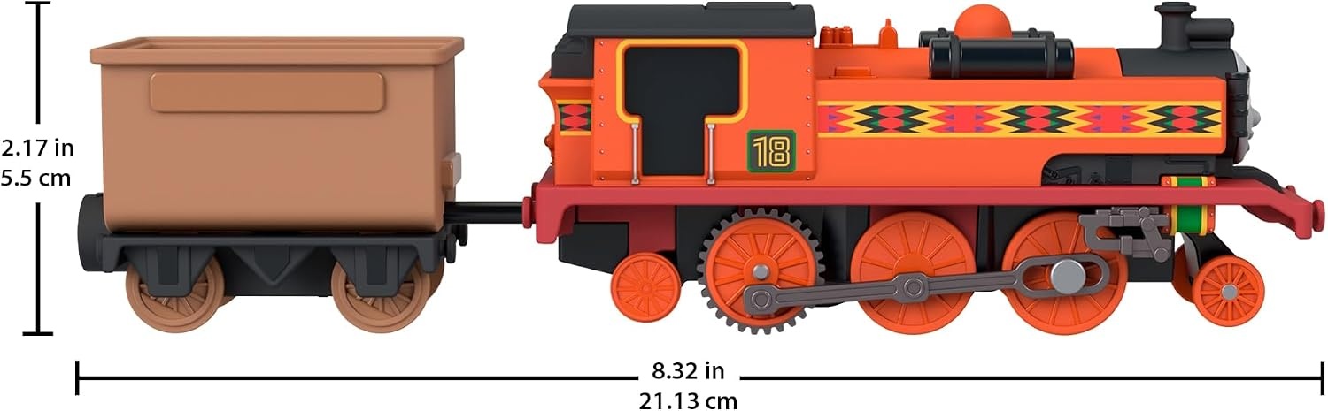 image:imageThomas amp Friends by FisherPrice Motorized Nia Engine BatteryPowered Toy Train amp Tender Vehicle Classic Characters from the Railway Series